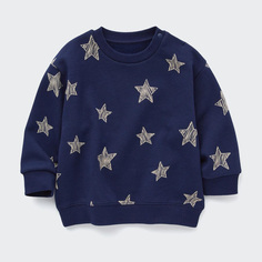 Флисовый пуловер Uniqlo для младенцев и малышей (свитер с длинными рукавами, осень и зима 2023 г.)