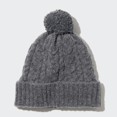 Детская одежда Uniqlo/Вязаная шапка HEATTECH для мальчиков и девочек (флис, осенне-зимний новый стиль)