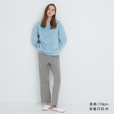 Костюм Uniqlo флисовый с длинными рукавами, голубой