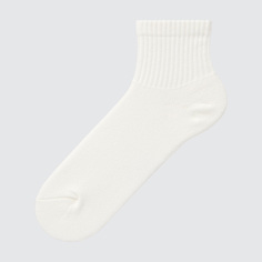 Мужские носки Uniqlo HEATTECH утепленные, молочно-белый