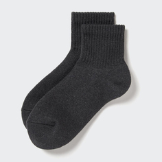 Мужские носки Uniqlo HEATTECH махровые, темно-серый
