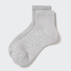 Мужские носки Uniqlo HEATTECH махровые, дымчато-серый