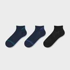 Женские носки Uniqlo 3 пары, темно-синий