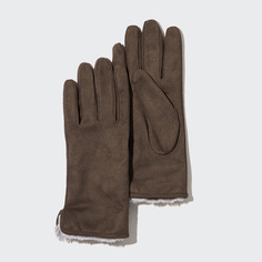 Женские перчатки Uniqlo (теплые и бархатные)
