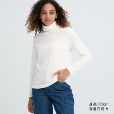 Предпродажа женского флисового пуловера Uniqlo HEATTECH с двумя лацканами и флисовой футболкой с высоким воротником