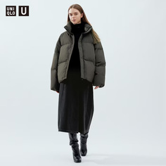 Uniqlo U 23 осенне-зимняя женская джинсовая повседневная юбка (юбка из стираного материала)