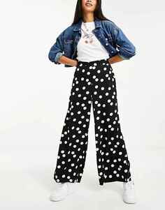 Брюки Wednesday&apos;s Girl Polka Dot Trousers, черный