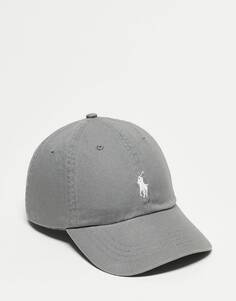Серая кепка Polo Ralph Lauren с логотипом в виде пони