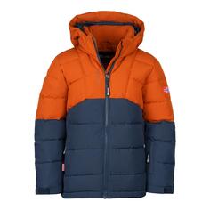 Куртка детская зимняя Trollkids Gryllefjord, синий/оранжевый