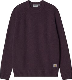 Свитер Carhartt WIP Anglistic Sweater &apos;Purple&apos;, фиолетовый