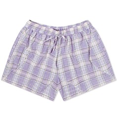 Шорты GANNI Seersucker Check Short