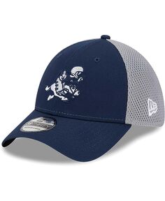 Мужская темно-серая шляпа Dallas Cowboys Retro Joe Main Neo 39THIRTY Flex Hat New Era