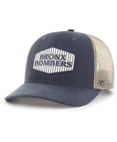 Мужская темно-синяя кепка &apos;47 New York Yankees Local Haven Trucker Snapback &apos;47 Brand