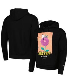 Мужской черный пуловер с капюшоном Snoopy Flower Peanuts Freeze Max