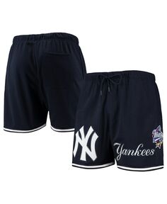 Мужские темно-синие сетчатые шорты New York Yankees World Series 1999 Pro Standard