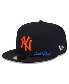 Мужская приталенная шляпа x Just Don Navy New York Yankees 59FIFTY New Era