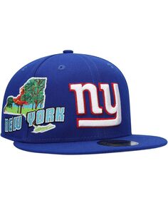 Мужская приталенная шляпа Royal New York Giants State view 59FIFTY New Era