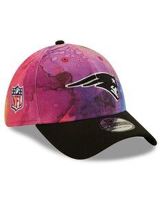 Мужская розово-черная гибкая кепка New England Patriots 2022 NFL Crucial Catch 39THIRTY New Era