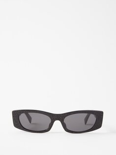 Солнцезащитные очки с кристаллами Celine Eyewear, черный