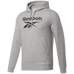 Толстовка Reebok Ri Fleece Over The Head Bl, серый