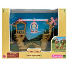 Кукольный домик Calico Critters Baby Ropeway Park, игровой набор с фигуркой Calico Critters