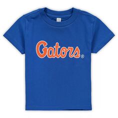 Футболка с большим логотипом Royal Florida Gators для малышей Unbranded