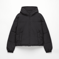 Куртка Oysho Primaloft Water-repellent Padded, черный