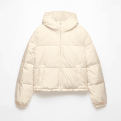 Куртка Oysho Primaloft Water-repellent Padded, светло-желтый