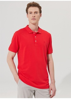 Красная мужская футболка с воротником поло Beymen Business