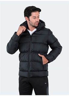 Черное мужское пальто Slazenger