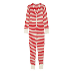 Пижама Victoria&apos;s Secret Thermal, красный/белый