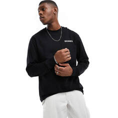 Лонгслив Dickies Hays With Texas Back Print, черный