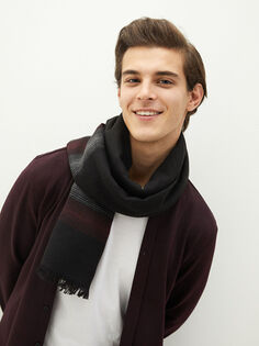 Детализированный мужской шарф с кисточками LCW Accessories