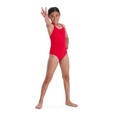 Сплошной купальник для девочек Speedo Eco+ Медалист, красный