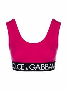 Спортивный топ с логотипом Dolce&amp;Gabbana