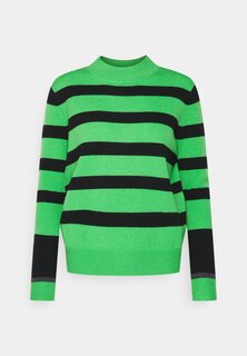 Джемпер pure cashmere, зеленый/черный