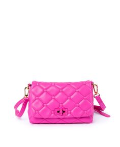 Розовая стеганая сумка на плечо Farah с заклепками Skinnydip London, розовый