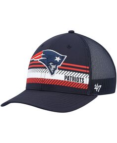 Мужская темно-синяя кепка New England Patriots Cumberland Trucker Snapback &apos;47 Brand