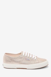 Розовые кроссовки с блестками 2750 Superga, розовый