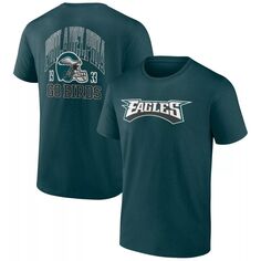 Мужская двусторонняя футболка Profile Midnight Green Philadelphia Eagles Big &amp; Tall
