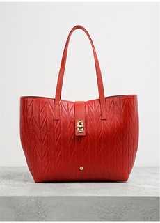 Красная женская сумка на плечо F By Fabrika