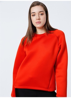 Простой женский свитшот с круглым вырезом и длинным рукавом Sweaters