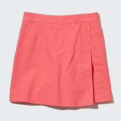 Uniqlo Женская одежда Смешанные льняные юбки Шорты для спорта и отдыха Летние тонкие