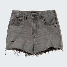 Женские джинсовые шорты Uniqlo в стиле бойфренда (рваные, с необработанными краями, тонкие летние, повседневные)