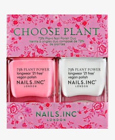 Набор лаков для ногтей Nails Inc Duo Choose Plant, 2 предмета