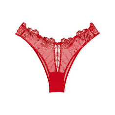 Трусы Victoria&apos;s Secret Dream Angels Bow Embroidery Brazilian, красный