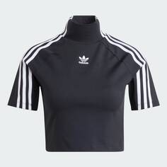 Топ Adidas Originals Tight SS, черный/белый