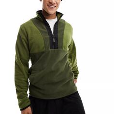 Свитшот Jack &amp; Jones fleece overhead, темно-зеленый