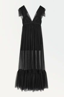 Платье Cos Atelier The Tulle, черный