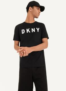 Футболка классическая с логотипом DKNY